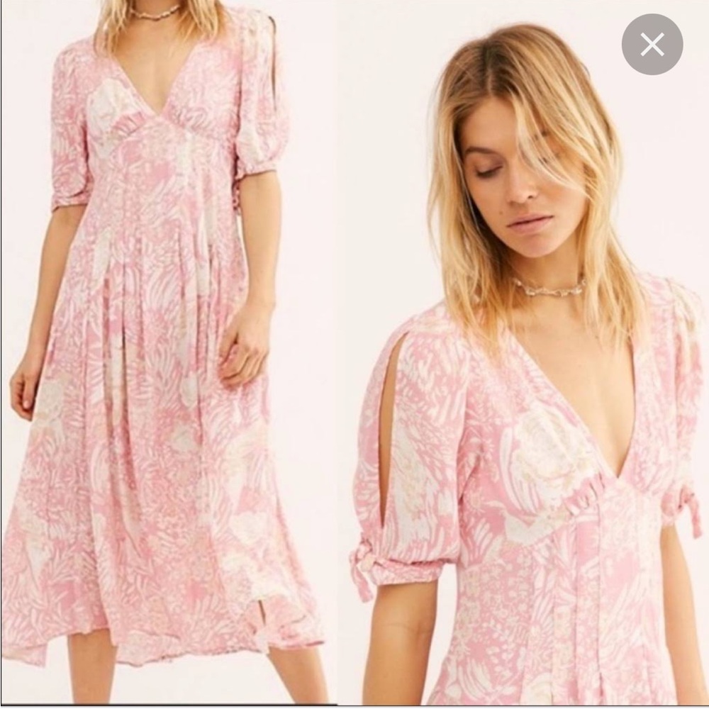 Free People Forever Always Midi Dress - 10